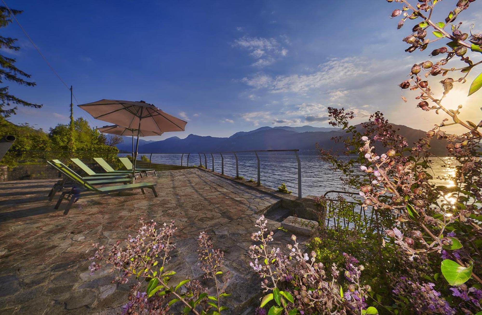 Villa Scoglio Varenna Exterior foto